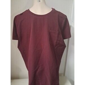 2 Resurge Scrub Tops Chest Pocket Crew-neck Wine XLG Unisex New  With Tags